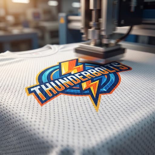 Custom sublimated team jersey design